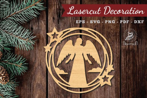 Angel Mom Lasercut Decoration SVG 3 Review for Real Embroidery Use