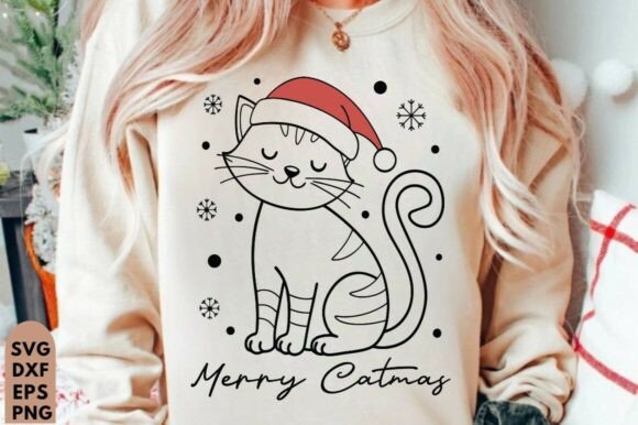Merry Catmas PNG: A Designer’s Honest Take on Christmas Cat Mom Embroidery