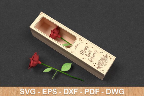 Mom Love Forever Gift Box SVG Review