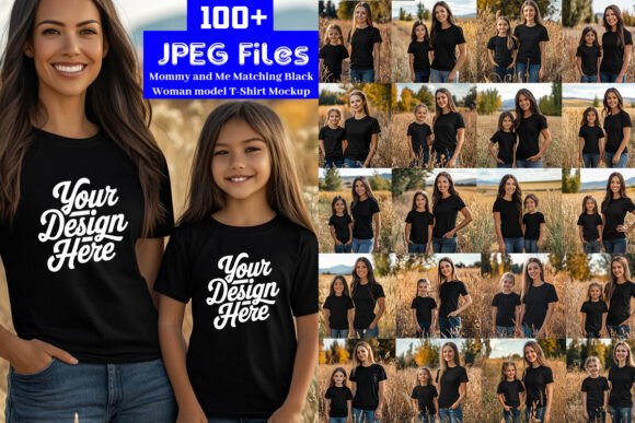 Mommy and Me Matching Black Shirt Bundle Review