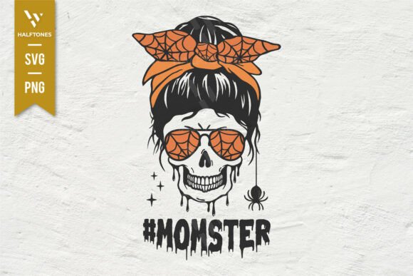 Momster Funny Halloween Skull Mom SVG: A Designer’s Real-World Review