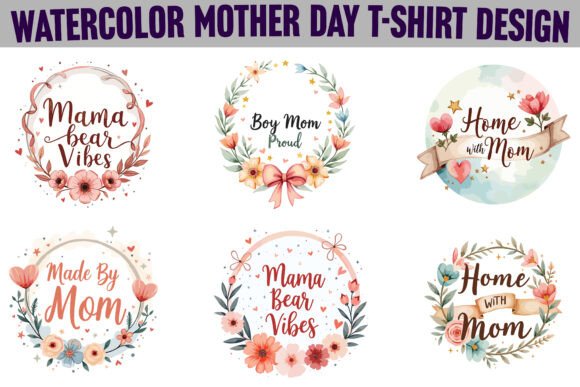 Watercolor Mother’s Day T-Shirt Bundle Review